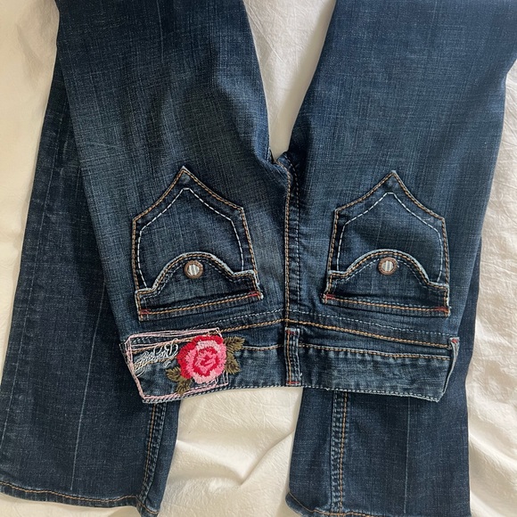 flared low rise jeans - Picture 3 of 5